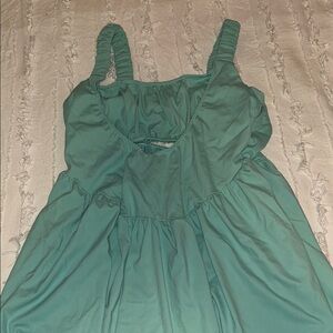 Teal Sleeveless Athletic Dress